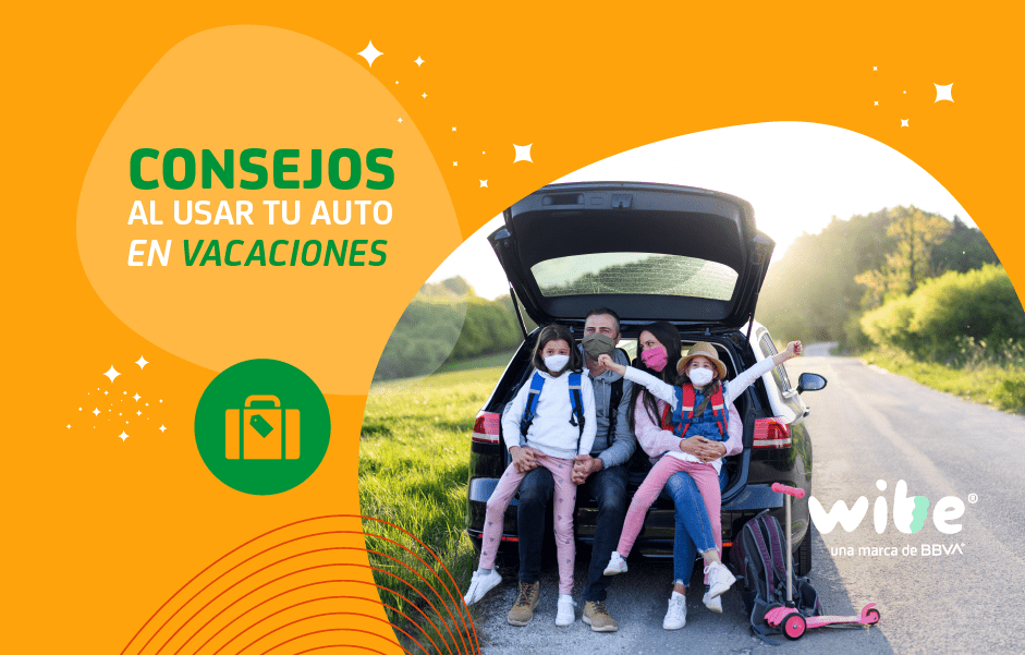 consejos al usar tu auto en vacaciones, familia durante vacaciones en auto